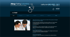 Desktop Screenshot of allergytesting.com.au