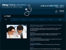 Tablet Screenshot of allergytesting.com.au